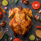 turkey surrounded by spices